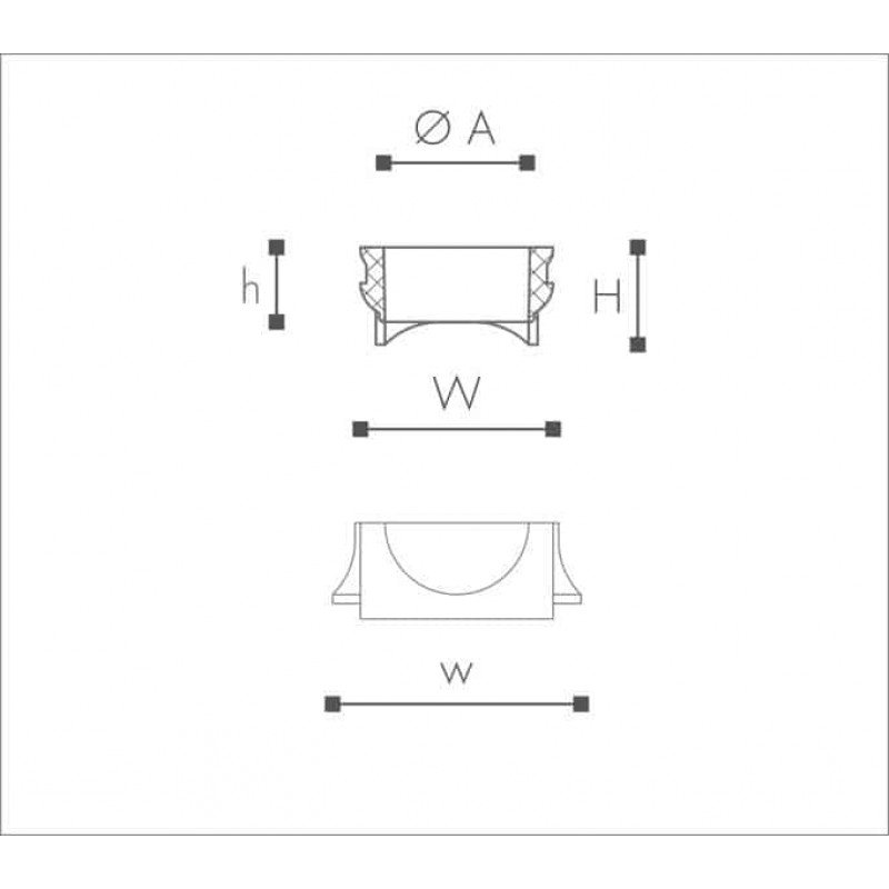 Capitel semicoloana decorativa Domostyl DHCI2 IONIC   