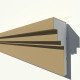 CORNISA DECORATIVA EXTERIOR NC165 275x120x2000 CORNISA DECORATIVA EXTERIOR NC165 275x120x2000
